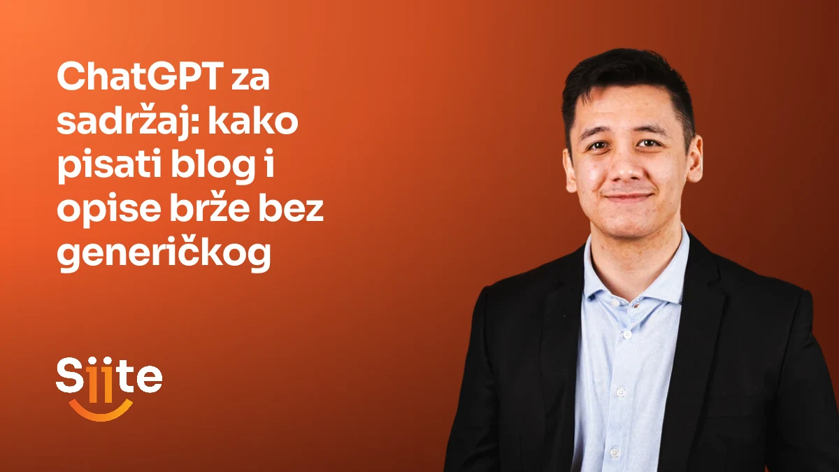 ChatGPT za sadržaj: kako pisati blog i opise brže bez generičkog — Nicklas Dyrmose, SEO Specialist u Siiteu