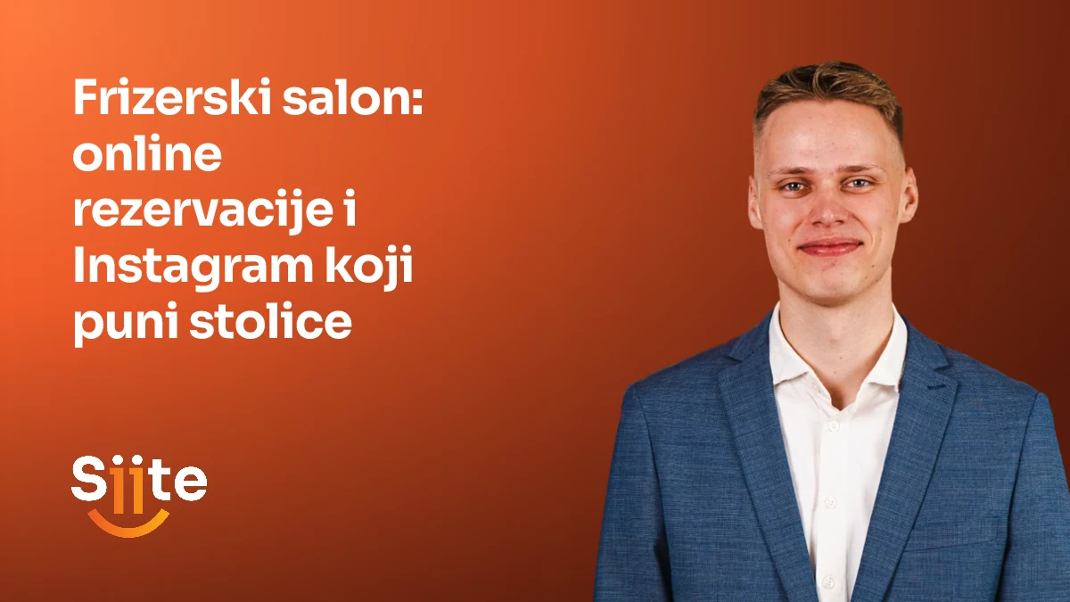 Frizerski salon: online rezervacije i Instagram koji puni stolice — Mikkel Friis, Marketing Manager u Siiteu