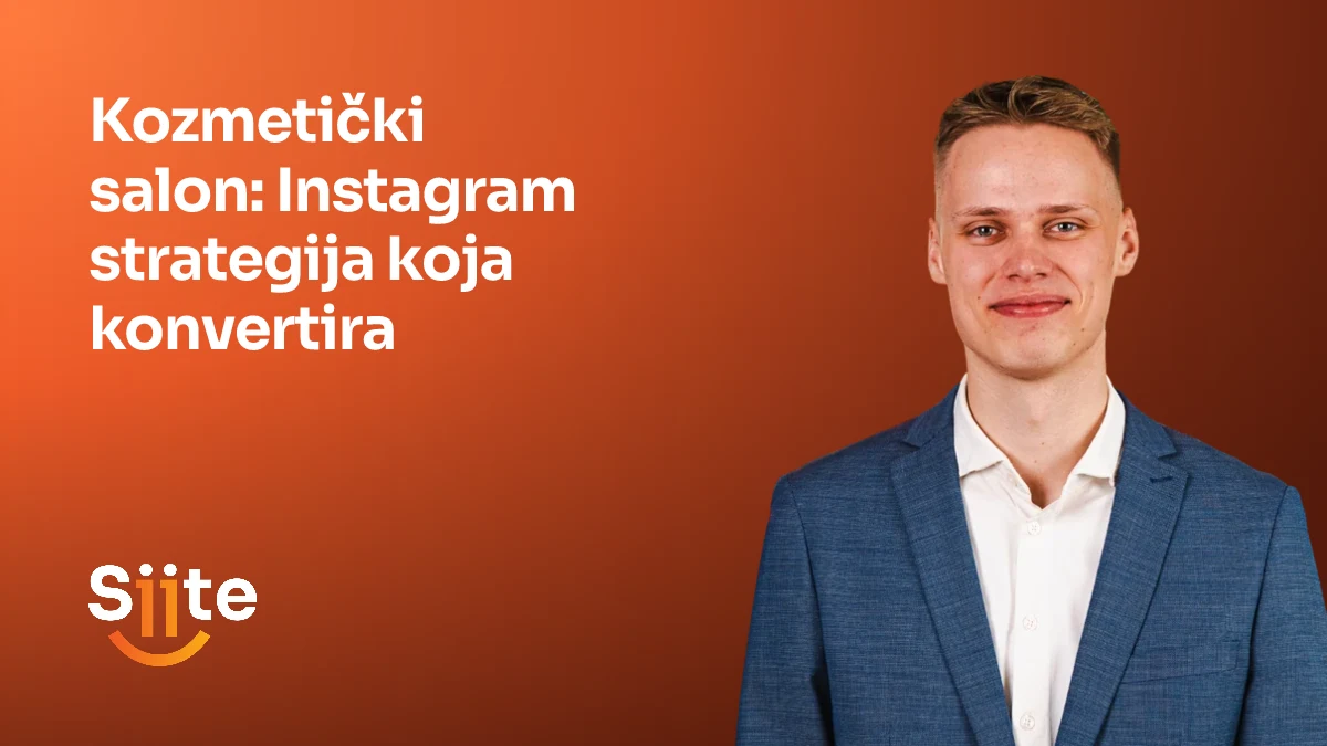 Kozmetički salon: Instagram strategija koja konvertira — Mikkel Friis, Marketing Manager u Siiteu